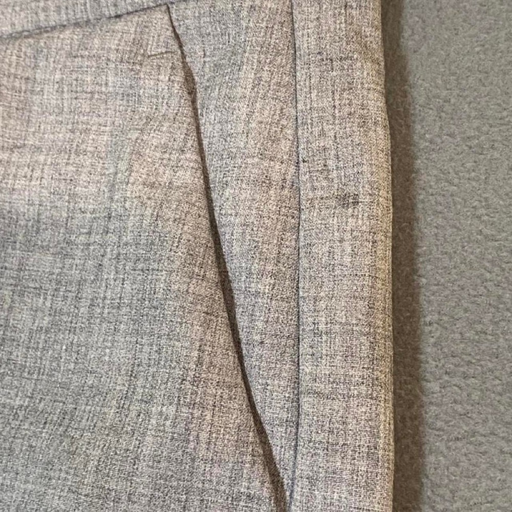 Nine West Women's size 16 Bootcut Heather Gray mid rise slacks pants - Picture 2 of 8